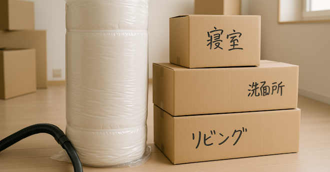 引越しでマットレスを圧縮してスペース節約！初心者でも簡単にできる方法